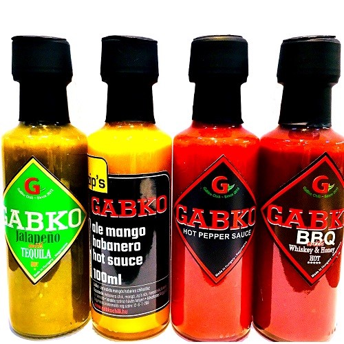 GaBko chili bajnok v logat s 4 100ml Chilim nia