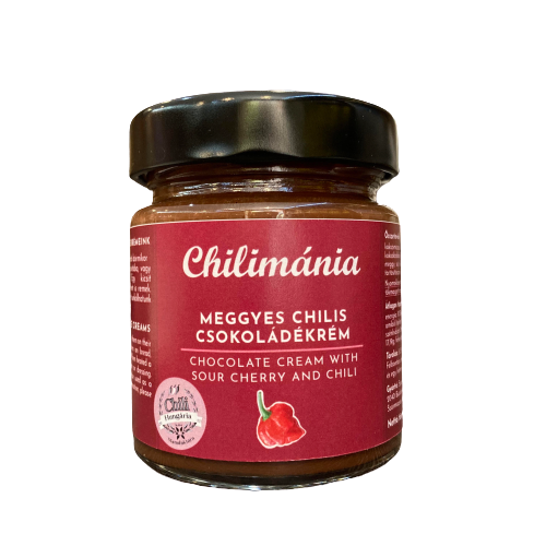 Meggyes chilis csokoládékrém 200g-Chilimánia