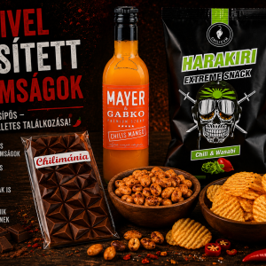 Chilivel ízesített finomságok