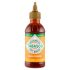 Bottle of Tabasco Salsa Picante hot sauce with an orange label and green band on a white background.